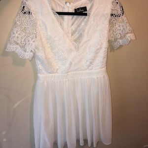 Homecoming White Short Dress Lulus